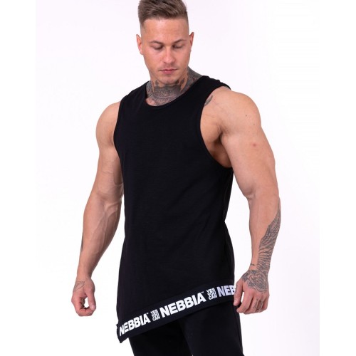 Nebbia Мъжки потник Be rebel! singlet 141 - Black